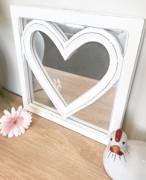 Heart Framed Mirror