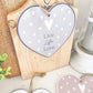 Hanging Ceramic Heart