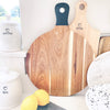 Black Handle Chopping Board