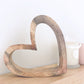 Wooden Lying Heart