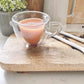 Double Wall Glass Heart Mug