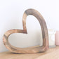 Wooden Lying Heart