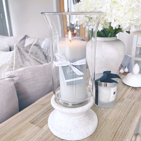 Stone Hurricane Lantern