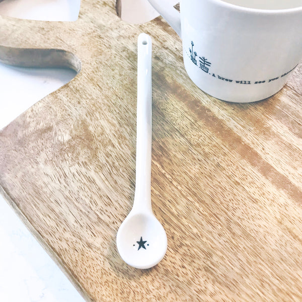 Star Ceramic Spoon