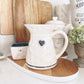 Dimple Heart Jug