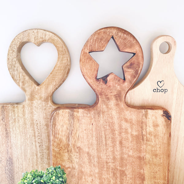 Wooden Star Chopping Board