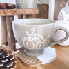 Grey Pumpkin Mug