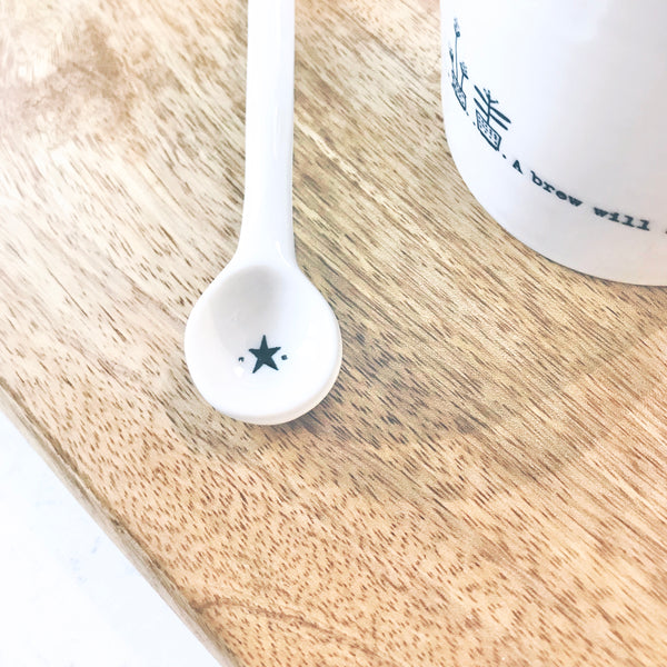 Star Ceramic Spoon