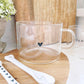 Heart Glass Mug