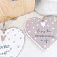 Hanging Ceramic Heart