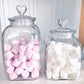 Glass Heart Jars