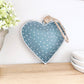 Grey Spotty Heart