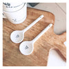 Set of 2 Ceramic Spoons