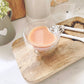Double Wall Glass Heart Mug