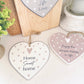 Hanging Ceramic Heart