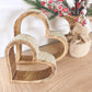 Set of 2 Gold Flecked Hearts