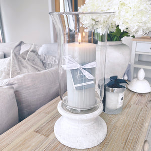 Stone Hurricane Lantern