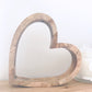 Wooden Lying Heart