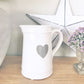 White Heart Jug